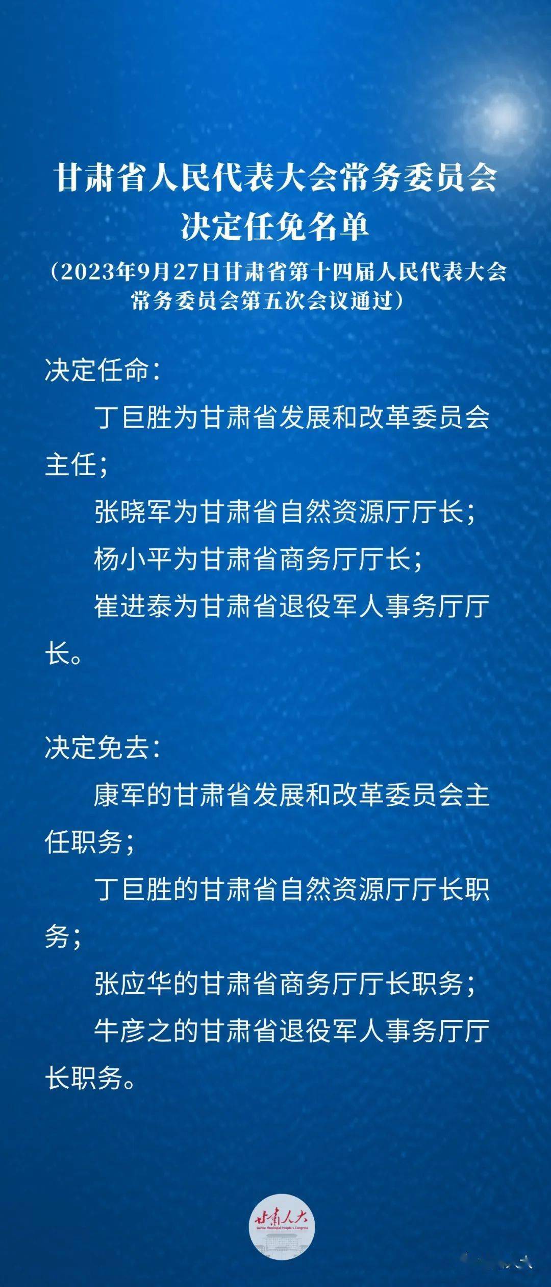 甘肃省委最新干部任命揭晓，推动地方发展迈入新篇章